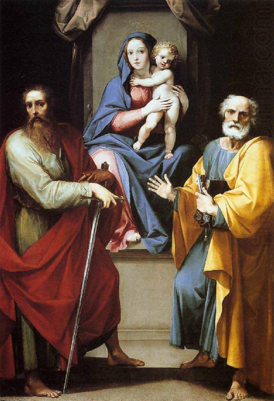 Madonna and Child with Sts, GIuseppe Cesari Called Cavaliere arpino